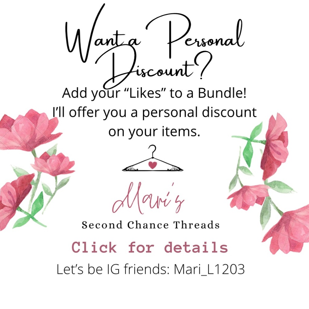 Personal Discount 😃 use the Shopping 🛍 icon
